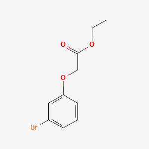 ETHYL 2-(3-BROMOPHENOXY)ACETATE structure, CAS 138139-14-7