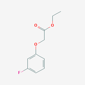 ETHYL 2-(3-FLUOROPHENOXY)ACETATE structure, CAS 777-70-8