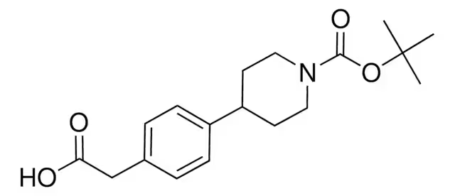 ETHYL 2-(4-((TERT-BUTOXYCARBONYL)AMINO)PIPERIDIN-1-YL)ACETATE structure, CAS 203662-91-3