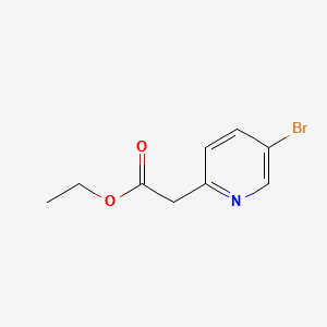 ETHYL 2-(5-BROMOPYRIDIN-2-YL)ACETATE structure, CAS 1060814-88-1