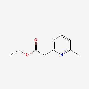 ETHYL 2-(6-METHYLPYRIDIN-2-YL)ACETATE structure, CAS 5552-83-0