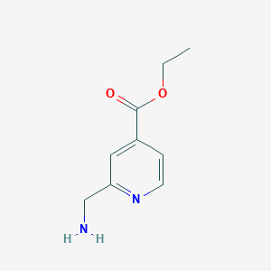 ETHYL 2-(AMINOMETHYL)ISONICOTINATE structure, CAS 886733-50-2