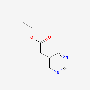 ETHYL 2-(PYRIMIDIN-5-YL)ACETATE structure, CAS 6214-48-8