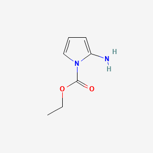 ETHYL 2-AMINO-1H-PYRROLE-1-CARBOXYLATE structure, CAS 89943-40-8