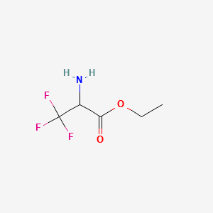 ETHYL 2-AMINO-3,3,3-TRIFLUOROPROPANOATE structure, CAS 764629-04-1
