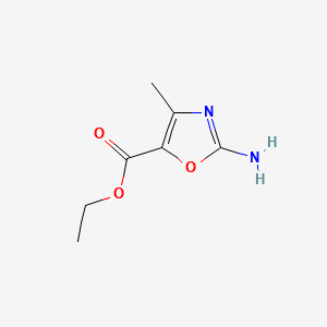 ETHYL 2-AMINO-4-METHYLOXAZOLE-5-CARBOXYLATE structure, CAS 79221-15-1