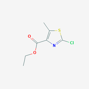 ETHYL 2-CHLORO-5-METHYLTHIAZOLE-4-CARBOXYLATE structure, CAS 907545-27-1