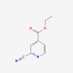 ETHYL 2-CYANOISONICOTINATE structure, CAS 58481-14-4