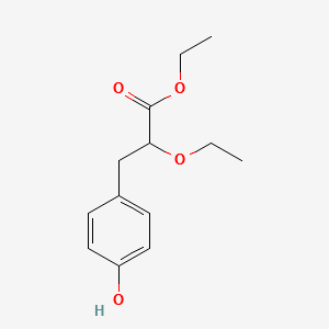 ETHYL 2-ETHOXY-3-(4-HYDROXYPHENYL)PROPANOATE structure, CAS 197299-16-4