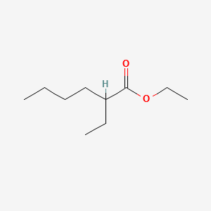 ETHYL 2-ETHYLHEXANOATE structure, CAS 2983-37-1