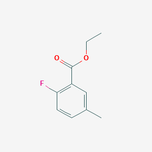 ETHYL 2-FLUORO-5-METHYLBENZOATE structure, CAS 496841-90-8