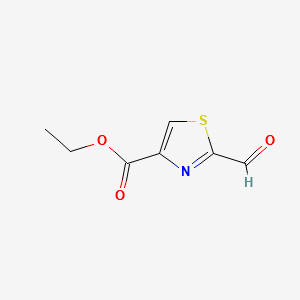 ETHYL 2-FORMYLTHIAZOLE-4-CARBOXYLATE structure, CAS 73956-17-9
