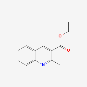 ETHYL 2-METHYLQUINOLINE-3-CARBOXYLATE structure, CAS 15785-08-7