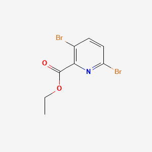 ETHYL 3,6-DIBROMOPICOLINATE structure, CAS 1214375-85-5