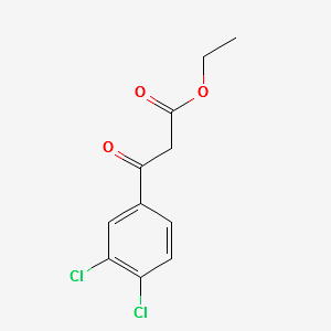 ETHYL 3-(3,4-DICHLOROPHENYL)-3-OXOPROPANOATE structure, CAS 53090-43-0
