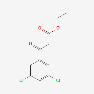 ETHYL 3-(3,5-DICHLOROPHENYL)-3-OXOPROPANOATE structure, CAS 172168-01-3