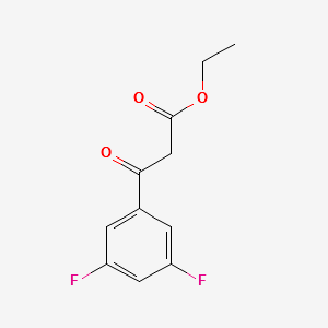 ETHYL 3-(3,5-DIFLUOROPHENYL)-3-OXOPROPANOATE structure, CAS 359424-42-3