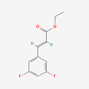 ETHYL 3-(3,5-DIFLUOROPHENYL)ACRYLATE structure, CAS 163978-50-5