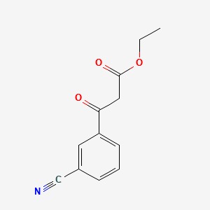 ETHYL 3-(3-CYANOPHENYL)-3-OXOPROPANOATE structure, CAS 62088-13-5