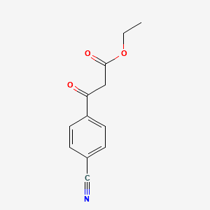 ETHYL 3-(4-CYANOPHENYL)-3-OXOPROPANOATE structure, CAS 49744-93-6