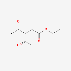 ETHYL 3-ACETYL-4-OXOPENTANOATE structure, CAS 18835-02-4