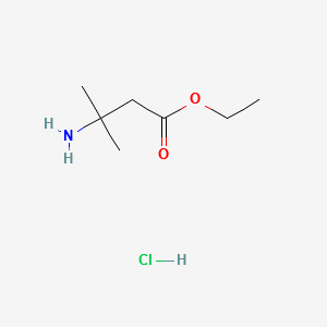 ETHYL 3-AMINO-3-METHYLBUTANOATE HYDROCHLORIDE structure, CAS 85532-40-7