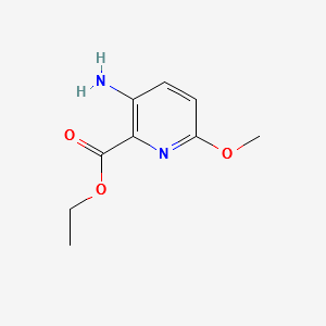 ETHYL 3-AMINO-6-METHOXYPICOLINATE structure, CAS 959990-31-9