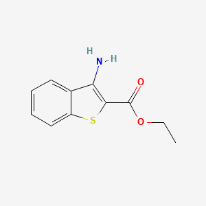 ETHYL 3-AMINOBENZO[B]THIOPHENE-2-CARBOXYLATE structure, CAS 34761-09-6