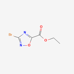ETHYL 3-BROMO-1,2,4-OXADIAZOLE-5-CARBOXYLATE structure, CAS 121562-09-2