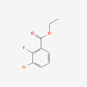 ETHYL 3-BROMO-2-FLUOROBENZOATE structure, CAS 334792-76-6