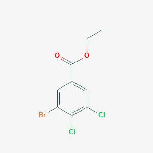 ETHYL 3-BROMO-4,5-DICHLOROBENZOATE structure, CAS 1160574-85-5