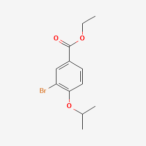 ETHYL 3-BROMO-4-ISOPROPOXYBENZOATE structure, CAS 860695-52-9