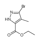 ETHYL 3-BROMO-4-METHYL-1H-PYRAZOLE-5-CARBOXYLATE structure, CAS 1257861-04-3