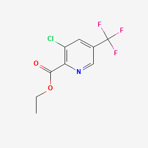 ETHYL 3-CHLORO-5-(TRIFLUOROMETHYL)PICOLINATE structure, CAS 128073-16-5