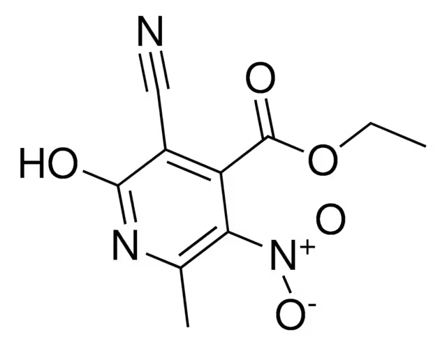 ETHYL 3-CYANO-6-METHYL-5-NITRO-2-OXO-1,2-DIHYDROPYRIDINE-4-CARBOXYLATE structure, CAS 5427-92-9