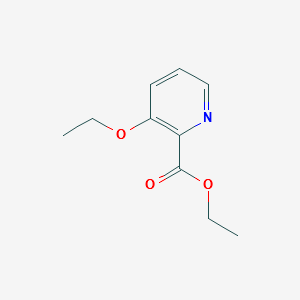 ETHYL 3-ETHOXYPICOLINATE structure, CAS 1215168-86-7