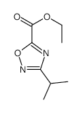 ETHYL 3-ISOPROPYL-1,2,4-OXADIAZOLE-5-CARBOXYLATE structure, CAS 163719-70-8