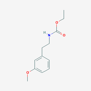 ETHYL 3-METHOXYPHENETHYLCARBAMATE structure, CAS 33543-63-4
