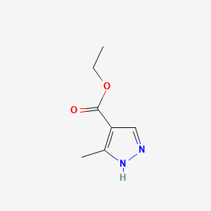 ETHYL 3-METHYL-1H-PYRAZOLE-4-CARBOXYLATE structure, CAS 85290-78-4