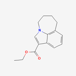 ETHYL 4,5,6,7-TETRAHYDROAZEPINO[3,2,1-HI]INDOLE-1-CARBOXYLATE structure, CAS 152712-40-8