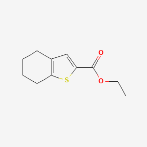 ETHYL 4,5,6,7-TETRAHYDROBENZO[B]THIOPHENE-2-CARBOXYLATE structure, CAS 19282-45-2