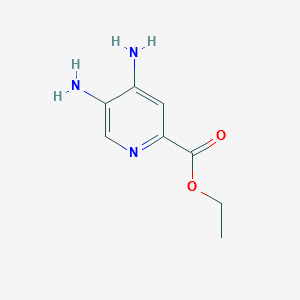 ETHYL 4,5-DIAMINOPICOLINATE structure, CAS 1000783-11-8
