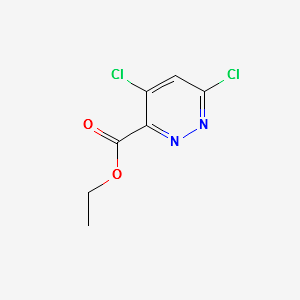 ETHYL 4,6-DICHLOROPYRIDAZINE-3-CARBOXYLATE structure, CAS 679406-03-2