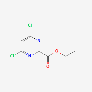 ETHYL 4,6-DICHLOROPYRIMIDINE-2-CARBOXYLATE structure, CAS 56032-01-0