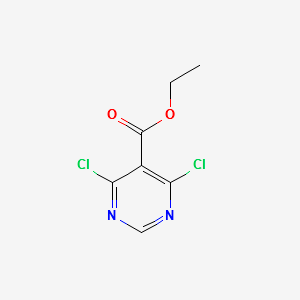 ETHYL 4,6-DICHLOROPYRIMIDINE-5-CARBOXYLATE structure, CAS 87600-72-4