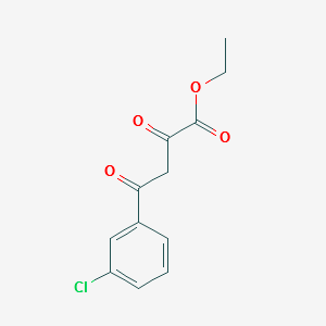 ETHYL 4-(3-CHLOROPHENYL)-2,4-DIOXOBUTANOATE structure, CAS 57961-48-5