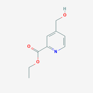 ETHYL 4-(HYDROXYMETHYL)PICOLINATE structure, CAS 59663-96-6
