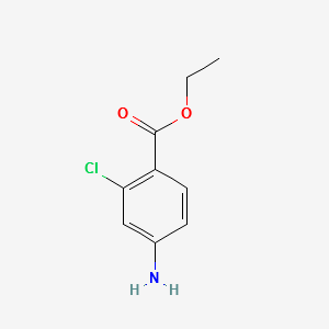 ETHYL 4-AMINO-2-CHLOROBENZOATE structure, CAS 16017-69-9