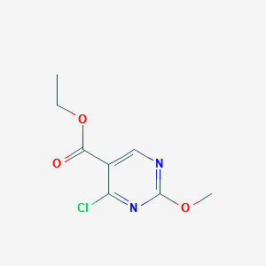 ETHYL 4-CHLORO-2-METHOXYPYRIMIDINE-5-CARBOXYLATE structure, CAS 65269-18-3