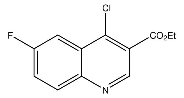 ETHYL 4-CHLORO-6-FLUOROQUINOLINE-3-CARBOXYLATE structure, CAS 77779-49-8